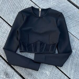 Bella Barnett Cropped Long Sleeved Shirt